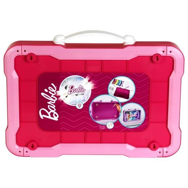 Mallette vitrine Barbie - KLEIN - 5808 - Pour 6 poupées avec fermoir lumineux - Des 3 ans Mallette vitrine Barbie - KLEIN - 5808 - Pour 6 poupées avec fermoir lumineux - Des 3 ans
