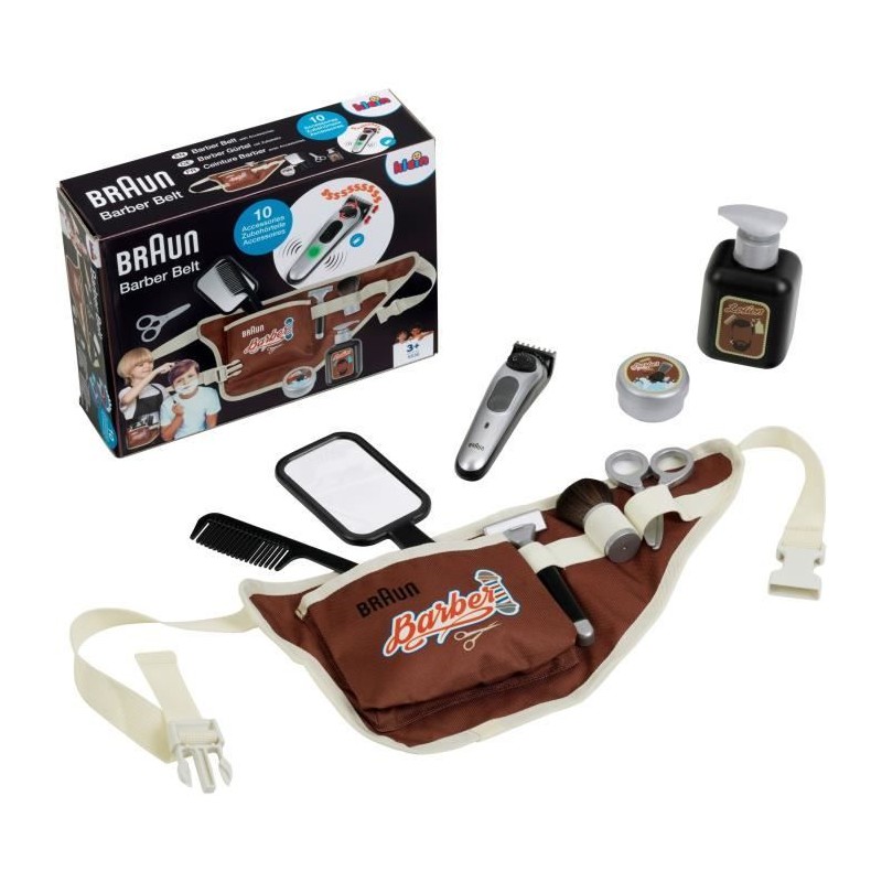 Ceinture de barbier - KLEIN - 5838 - Avec tondeuse électronique et ac Ceinture de barbier - KLEIN - 5838 - Avec tondeuse électronique et ac