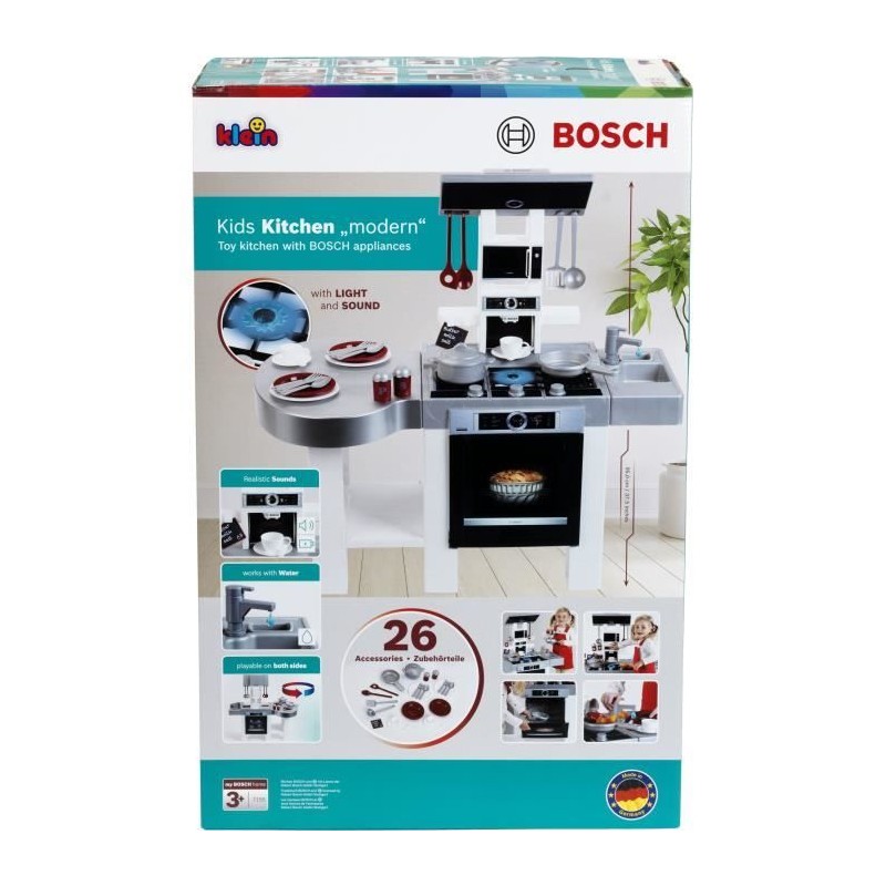Cuisine Bosch - KLEIN - 7155 - Modern Style avec fonctions réalistes Cuisine Bosch - KLEIN - 7155 - Modern Style avec fonctions réalistes