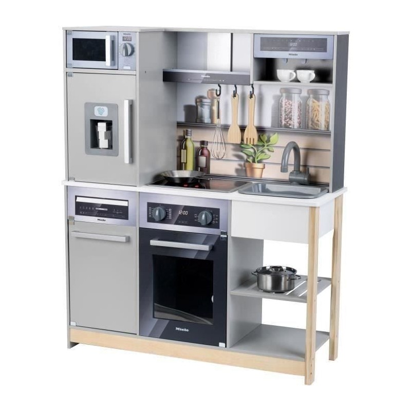 Cuisine en bois Miele Family avec accessoires, grand modele - KLEIN - Cuisine en bois Miele Family avec accessoires, grand modele - KLEIN -