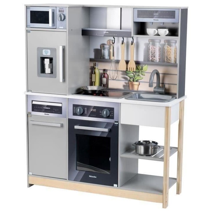 Cuisine en bois Miele Family avec accessoires, grand modele - KLEIN - 7194 Cuisine en bois Miele Family avec accessoires, grand modele - KLEIN - 7194