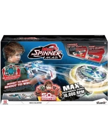 Blaster 6 toupies - SILVERLIT - Spinner Mad - Ultra puissant - A partir de 5 ans
