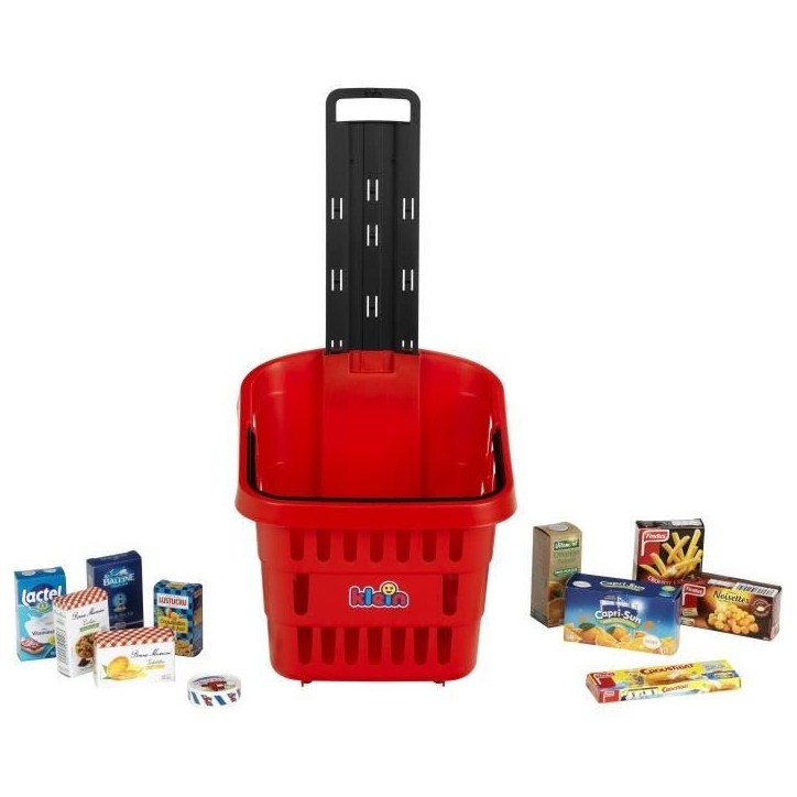 Panier de courses a roulettes garni My Market - KLEIN - 7256 - Des 2 ans Panier de courses a roulettes garni My Market - KLEIN - 7256 - Des 2 ans
