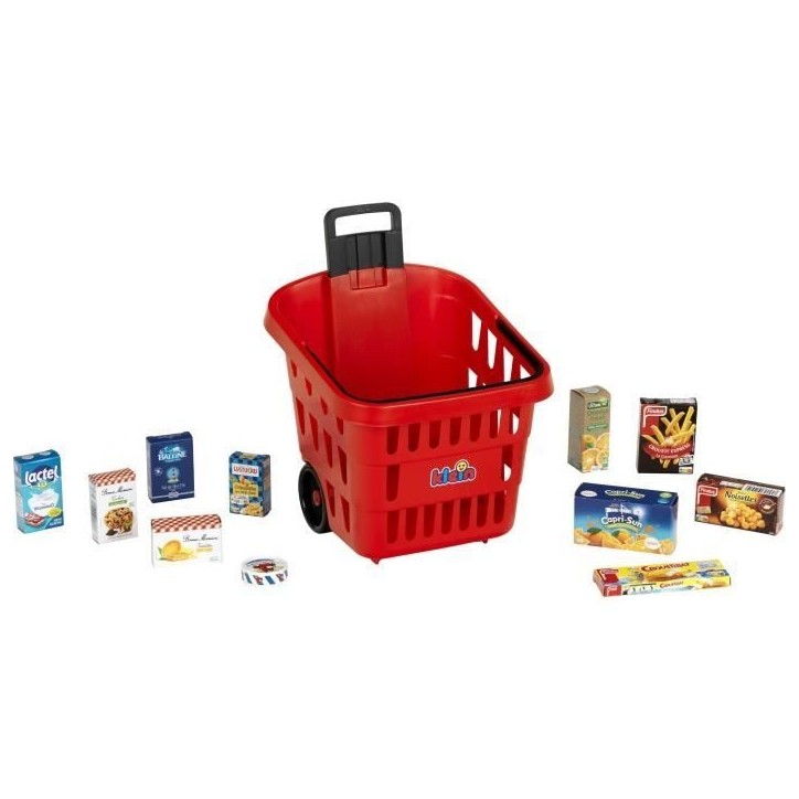 Panier de courses a roulettes garni My Market - KLEIN - 7256 - Des 2 ans Panier de courses a roulettes garni My Market - KLEIN - 7256 - Des 2 ans