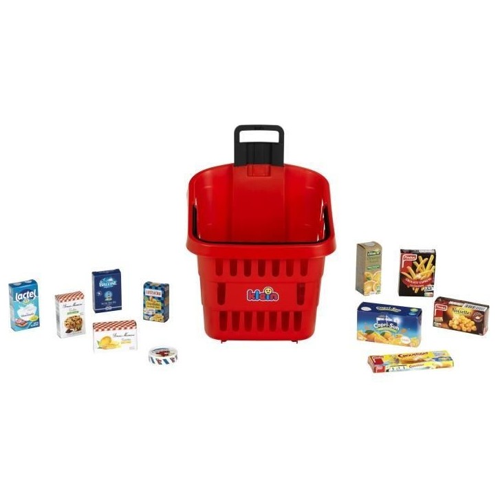 Panier de courses a roulettes garni My Market - KLEIN - 7256 - Des 2 ans Panier de courses a roulettes garni My Market - KLEIN - 7256 - Des 2 ans