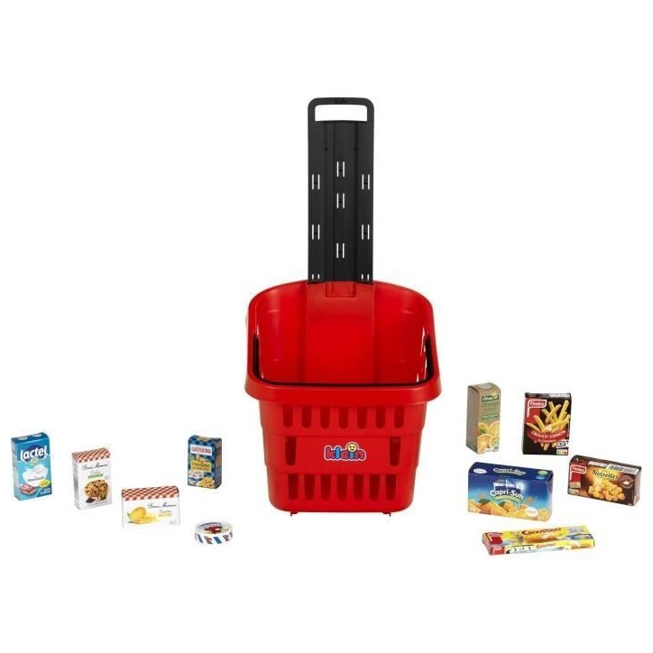 Panier de courses a roulettes garni My Market - KLEIN - 7256 - Des 2 ans Panier de courses a roulettes garni My Market - KLEIN - 7256 - Des 2 ans