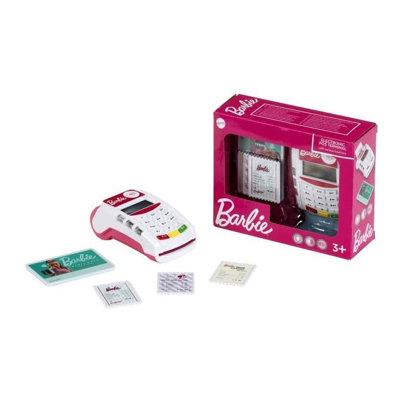 Terminal de paiement électronique Barbie - KLEIN - 7335 - Avec access Terminal de paiement électronique Barbie - KLEIN - 7335 - Avec access