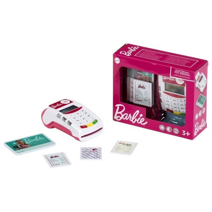 Terminal de paiement électronique Barbie - KLEIN - 7335 - Avec accessoires - Des 3 ans Terminal de paiement électronique Barbie - KLEIN - 7335 - Avec accessoires - Des 3 ans
