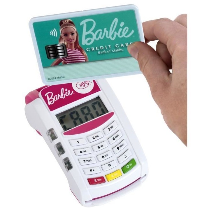 Terminal de paiement électronique Barbie - KLEIN - 7335 - Avec accessoires - Des 3 ans Terminal de paiement électronique Barbie - KLEIN - 7335 - Avec accessoires - Des 3 ans