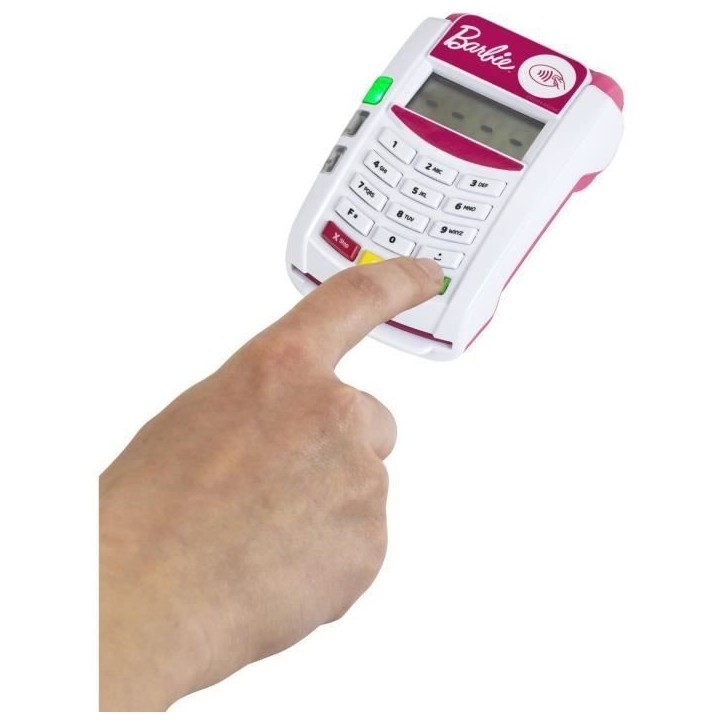 Terminal de paiement électronique Barbie - KLEIN - 7335 - Avec accessoires - Des 3 ans Terminal de paiement électronique Barbie - KLEIN - 7335 - Avec accessoires - Des 3 ans
