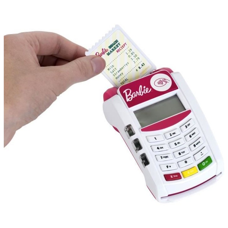 Terminal de paiement électronique Barbie - KLEIN - 7335 - Avec accessoires - Des 3 ans Terminal de paiement électronique Barbie - KLEIN - 7335 - Avec accessoires - Des 3 ans