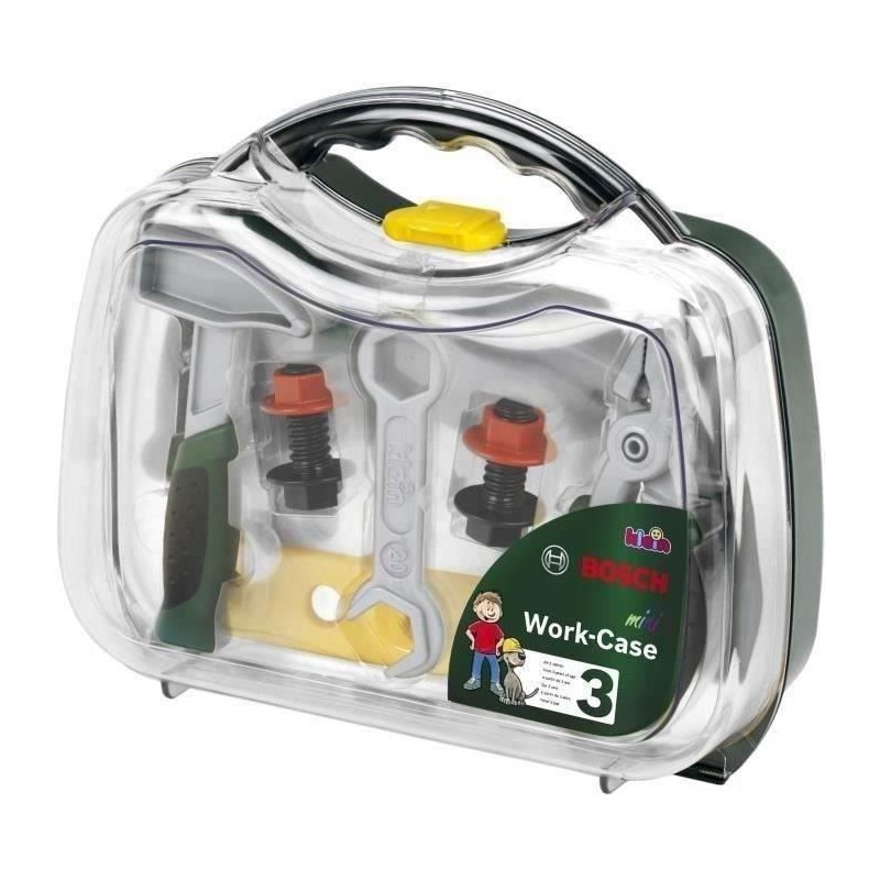 Mallette outils transparente Bosch avec accessoires - KLEIN - 8452 Mallette outils transparente Bosch avec accessoires - KLEIN - 8452