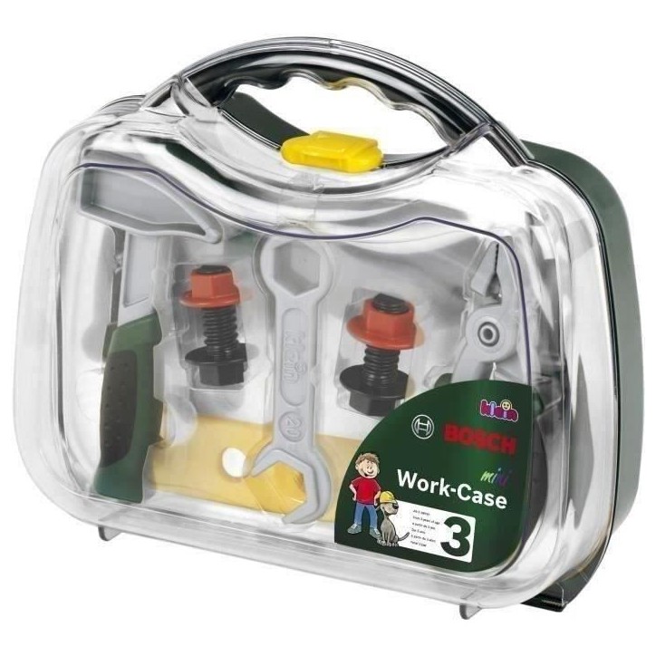 Mallette outils transparente Bosch avec accessoires - KLEIN - 8452 Mallette outils transparente Bosch avec accessoires - KLEIN - 8452