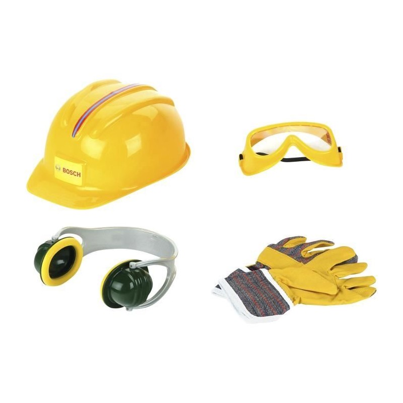 Set d'accessoires de bricolage Bosch avec casque, 4 pieces - KLEIN - 8 Set d'accessoires de bricolage Bosch avec casque, 4 pieces - KLEIN - 8