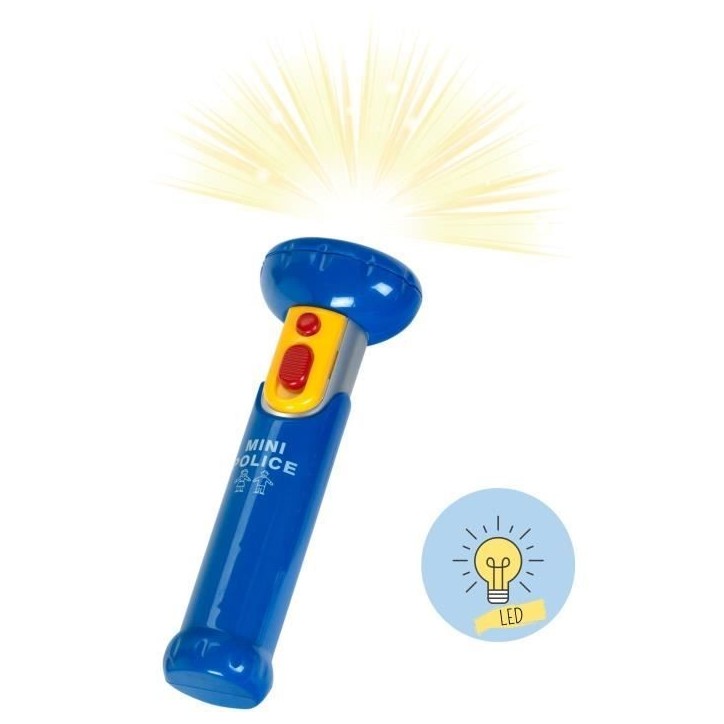 Mallette de policier - KLEIN - 8874 - Avec lampe torche électronique et accessoires - Des 3 ans Mallette de policier - KLEIN - 8874 - Avec lampe torche électronique et accessoires - Des 3 ans