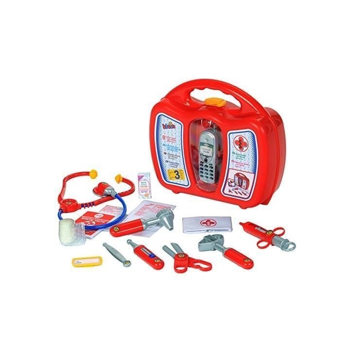 KLEIN - Mallette docteur avec téléphone portable pour Enfant KLEIN - Mallette docteur avec téléphone portable pour Enfant