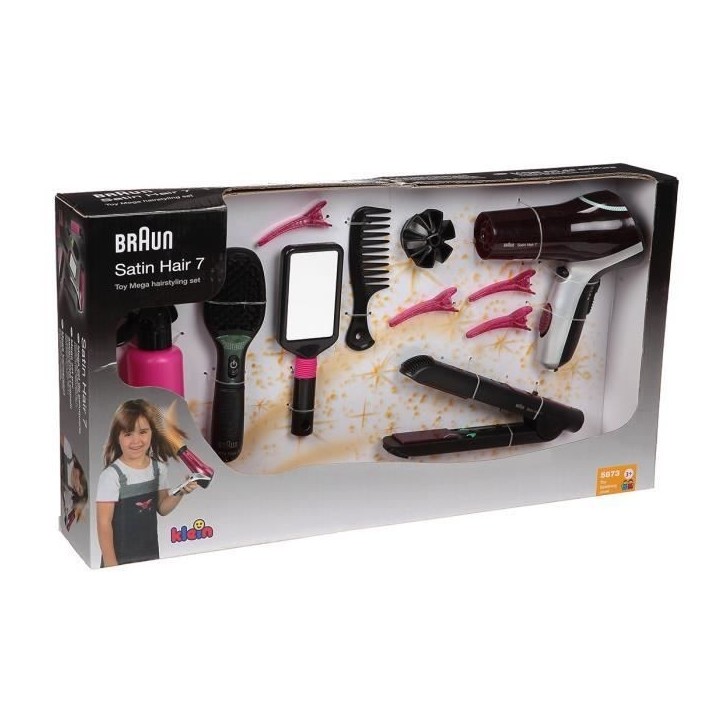 KLEIN - Mega set de coiffure Braun Satin Hair 7 pour enfant KLEIN - Mega set de coiffure Braun Satin Hair 7 pour enfant