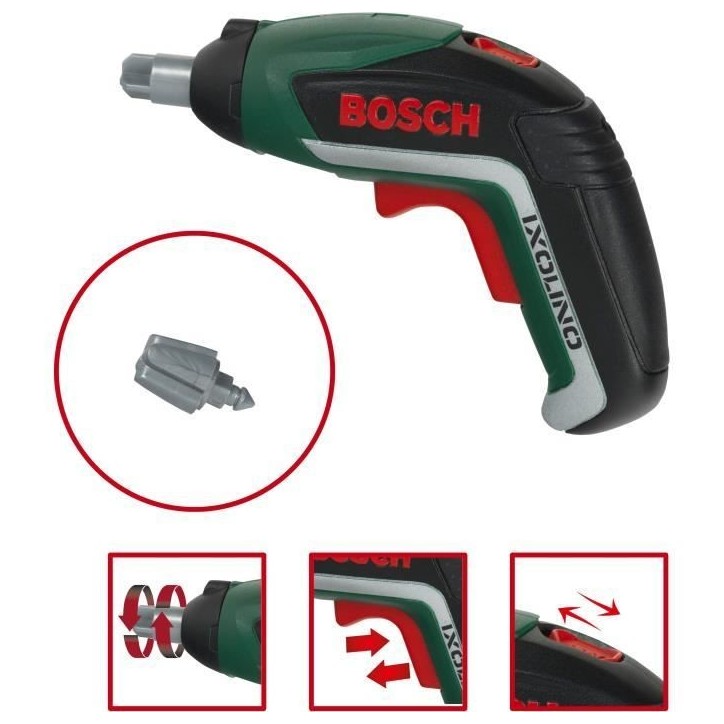 Caisse a outils Bosch - KLEIN - 8609 - Compartimentée avec visseuse électronique Ixolino II et accessoires - Des 3 ans Caisse a outils Bosch - KLEIN - 8609 - Compartimentée avec visseuse électronique Ixolino II et accessoires - Des 3 ans