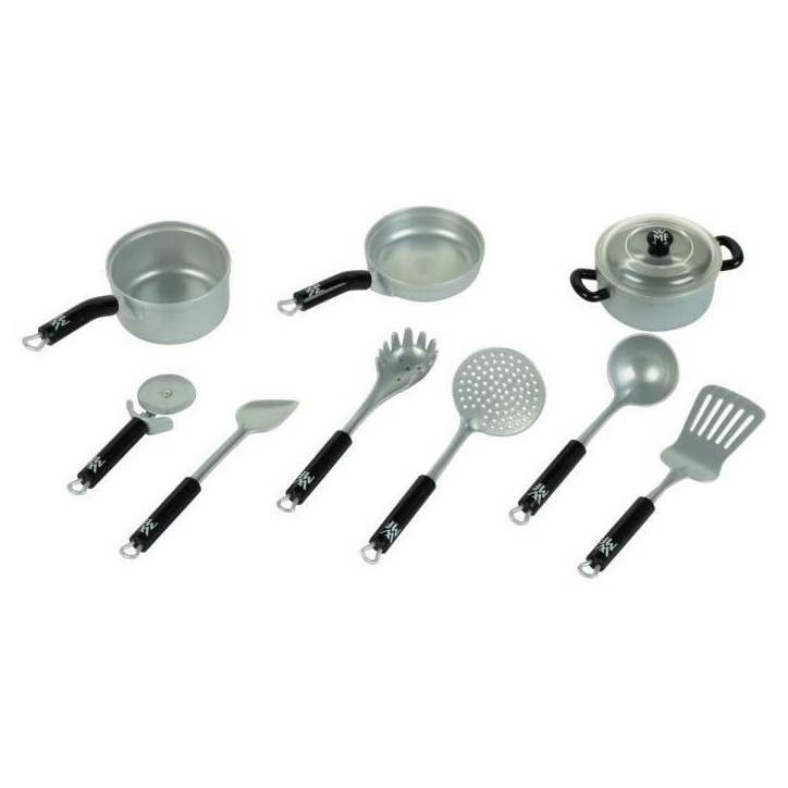 Batterie de cuisine pour enfant - KLEIN - Princess Coralie - 10 pieces - Rose Batterie de cuisine pour enfant - KLEIN - Princess Coralie - 10 pieces - Rose