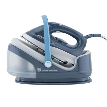 H.KoeNIG V5I - Centrale vapeur 6 bars - Débit de vapeur : 100 g/min - Capacité du réservoir amovible : 1,7 L - Semelle céram