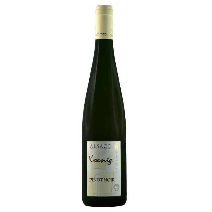 KoeNIG Pinot Noir Grand Vin Rouge d'Alsace - Casher - Vegan 2024