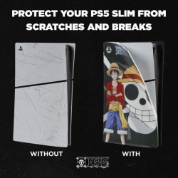 Façade de protection - KONIX - One Piece - PS5 Slim - Silicone - Anti