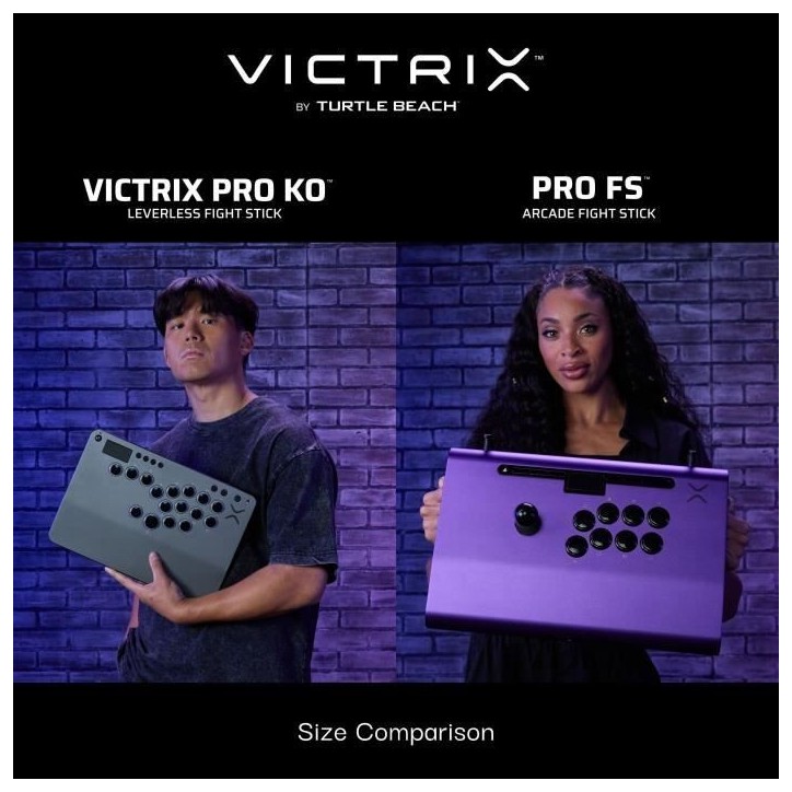 Manette de combat sans levier - Xbox - Victrix Pro KO Leverless Fight Stick - Gris Manette de combat sans levier - Xbox - Victrix Pro KO Leverless Fight Stick - Gris