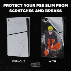 Façade de protection - KONIX - Naruto Shippuden - PS5 Slim - Silicone