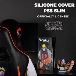 Façade de protection - KONIX - Naruto Shippuden - PS5 Slim - Silicone