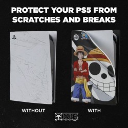 Façade de protection - KONIX - One Piece - PS5 - Silicone - Antichoc
