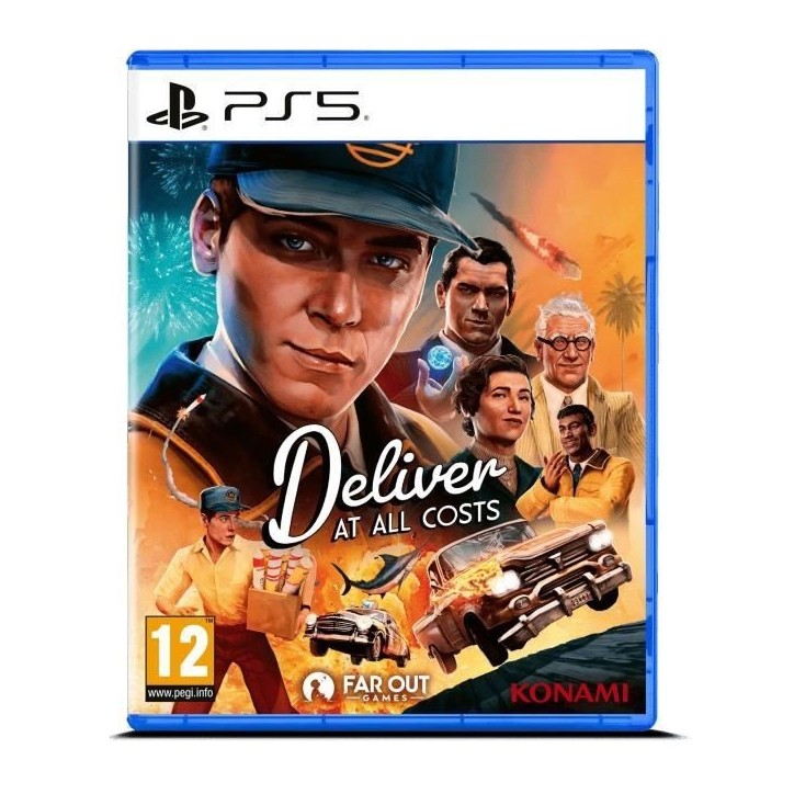 Jeu PS5 - Konami - Deliver At All Costs - Action - PEGI 16 - En boîte Jeu PS5 - Konami - Deliver At All Costs - Action - PEGI 16 - En boîte