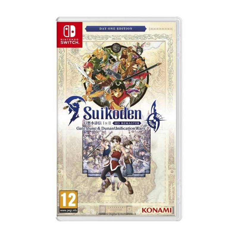 Jeu vidéo - Konami - Suikoden 1 & 2 HD Remaster - Nintendo Switch - E Jeu vidéo - Konami - Suikoden 1 & 2 HD Remaster - Nintendo Switch - E