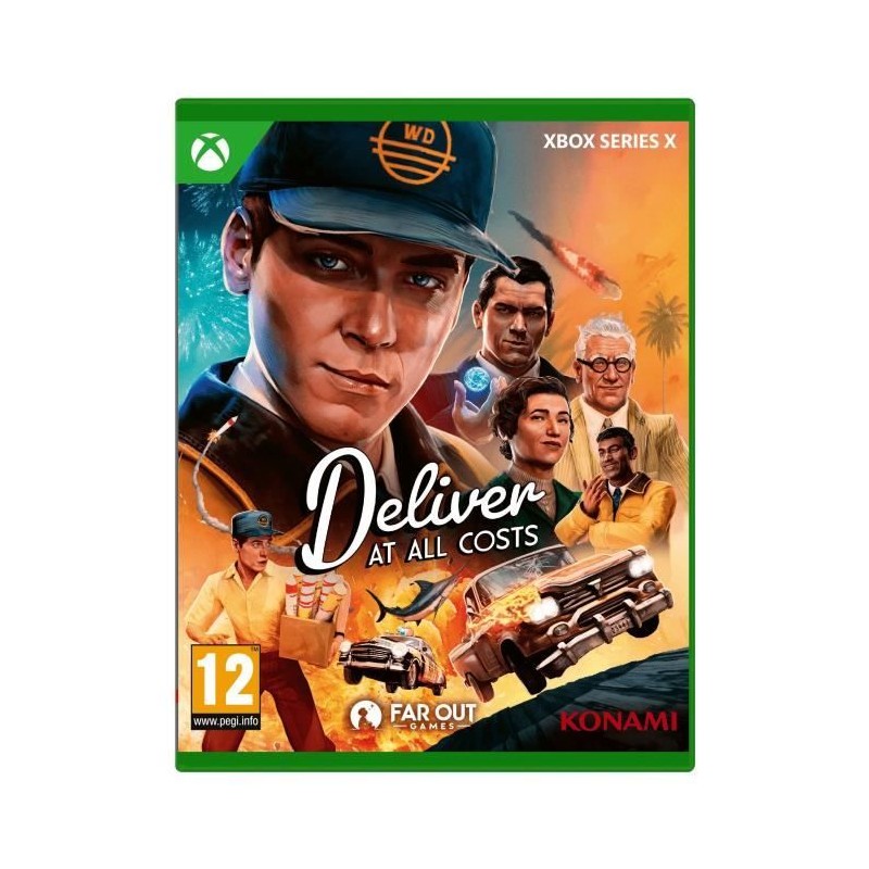 Jeu vidéo - Konami - Deliver At All Costs - Action - Xbox Series X - Jeu vidéo - Konami - Deliver At All Costs - Action - Xbox Series X -