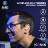 Écouteurs sans fil - KONIX - PSG - Autonomie 8 h + 15 h - IPX4 - Blue