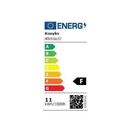 2 Ampoules LED - KONYKS - Antalya Easy E27 Dual Pack - Wifi + Bt - 11 W - Couleurs + Blanc - Compatible Alexa / Google Home