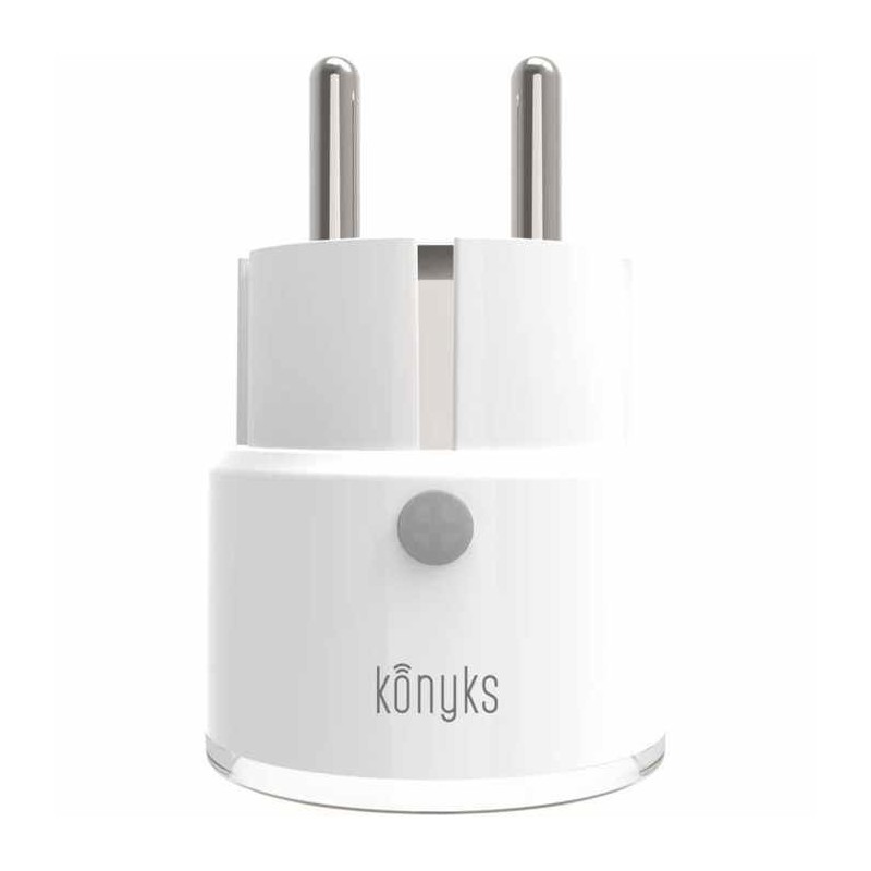 Prise connectée WiFi 10A avec compteur de consommation - Konyks Prisk Prise connectée WiFi 10A avec compteur de consommation - Konyks Prisk