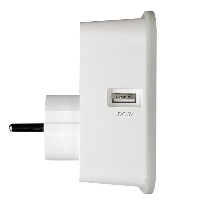 Prise Wi-Fi - KONYKS - Priska USB - 16A - 2 prises USB-A - Compteur de consommation