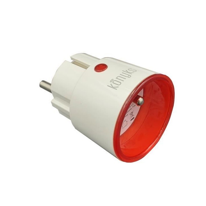 Accessoires maison connectée Konyks Prise electrique Wi-fi + BT 16A connecte 2022 WH Accessoires maison connectée Konyks Prise electrique Wi-fi + BT 16A connecte 2022 WH