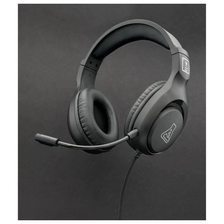 Casque Gamer Filaire - The G-Lab - KORP YTTRIUM - Microphone - PC/PS4/Xbox One - Noir Casque Gamer Filaire - The G-Lab - KORP YTTRIUM - Microphone - PC/PS4/Xbox One - Noir