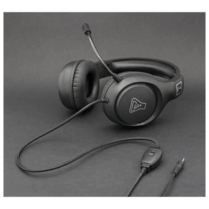 Casque Gamer Filaire - The G-Lab - KORP YTTRIUM - Microphone - PC/PS4/Xbox One - Noir Casque Gamer Filaire - The G-Lab - KORP YTTRIUM - Microphone - PC/PS4/Xbox One - Noir