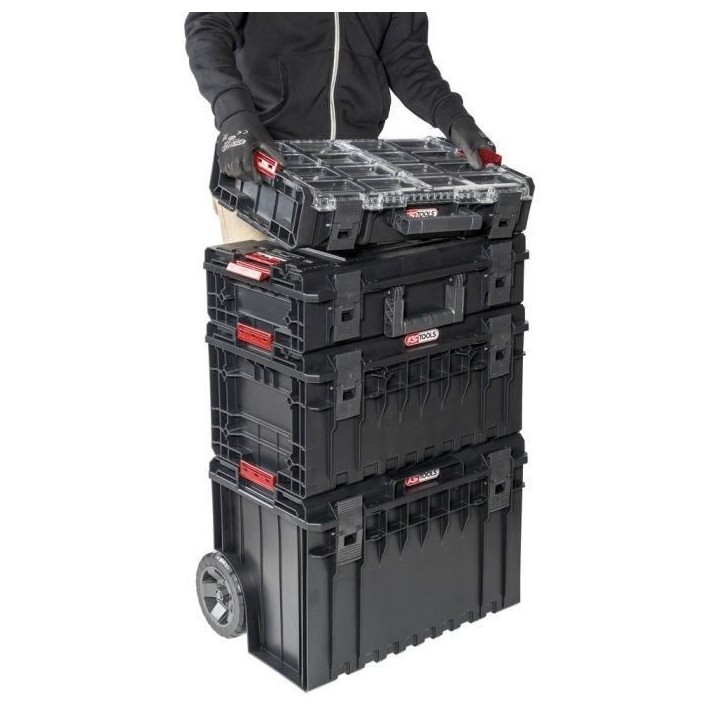 Malette organiseur - KS TOOLS - 850.0396F - Rangement SCM - Boite de rangement a 12 compartiments - Casier de rangement amovible Malette organiseur - KS TOOLS - 850.0396F - Rangement SCM - Boite de rangement a 12 compartiments - Casier de rangement amovible