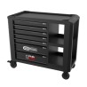 Servante d'atelier - Vide - 7 tiroirs - KS Tools - 823.0017F - Noir -