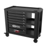 Servante d'atelier - Vide - 7 tiroirs - KS Tools - 823.0017F - Noir -