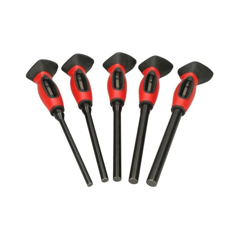 Jeu de 5 chasse-goupilles - KS TOOLS - 156.0222F - Chasse clou brunis