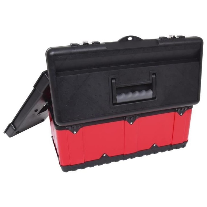 Boîte a outils - KS TOOLS - 850.0345 - Amovible - Grand compartiment de rangement - Charge max 30 kg - 582x298x255 mm Boîte a outils - KS TOOLS - 850.0345 - Amovible - Grand compartiment de rangement - Charge max 30 kg - 582x298x255 mm