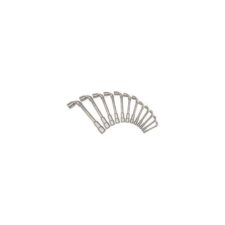 Clés a pipe - KS TOOLS - 517.0441 - Boite de 16 clés a pipe débouchées métriques - Clés 6 pans - De 8 a 24 mm