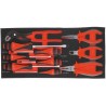 Coffre a outils ULTIMATE équipé - 3 tiroirs et plateau - 114 pcs , K