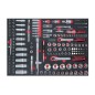 Module - KS TOOLS - 711.1011 - Module de douilles et accessoires - 1/4 - 3/8 - 1/2 - 175 pieces