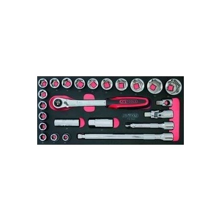 Module - KS TOOLS - 713.1024 - Module de douilles et accessoires Ultim