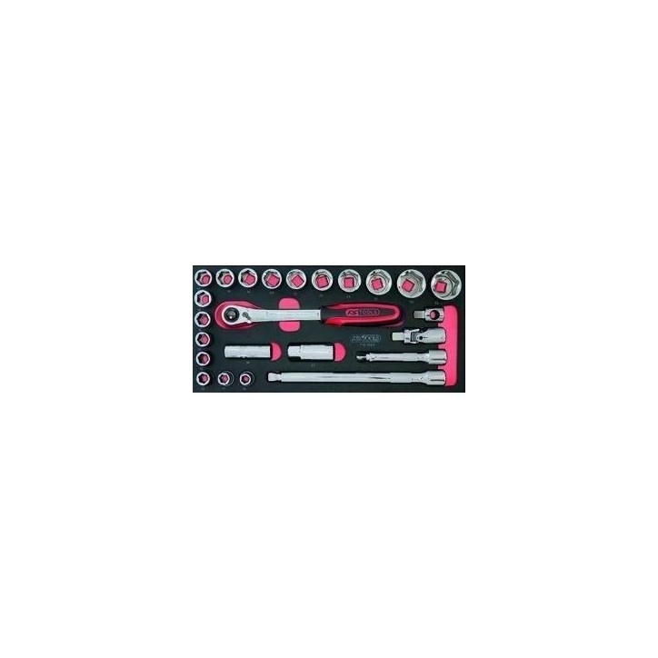 Module - KS TOOLS - 713.1024 - Module de douilles et accessoires Ultimate - 1/2 - 24 pieces